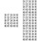 100 Pcs Digital Table Number Plate Pvc Banquet Decorations Heavy 5