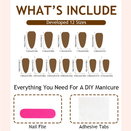 Cats Eye για γυναίκες και κορίτσια, πλήρη κάλυψη, ακρυλικά ψεύτικα νύχια για 2