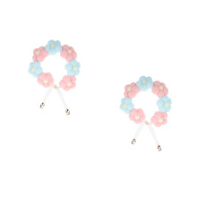 2Pièces Colliers Tricotés Pour Animaux Multi Couleurs Durable