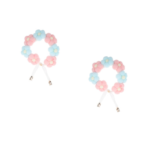 2Pièces Colliers Tricotés Pour Animaux Multi Couleurs Durable