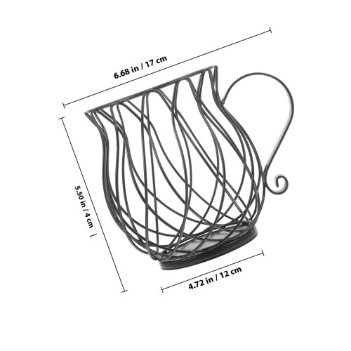 Multifunktionel holder til sort kaffe og opbevaringskurv til kaffe og snacks 1