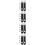 4Sets Kompakte Schwarze Balgen Schnallen Teile Strap Zubehör 8