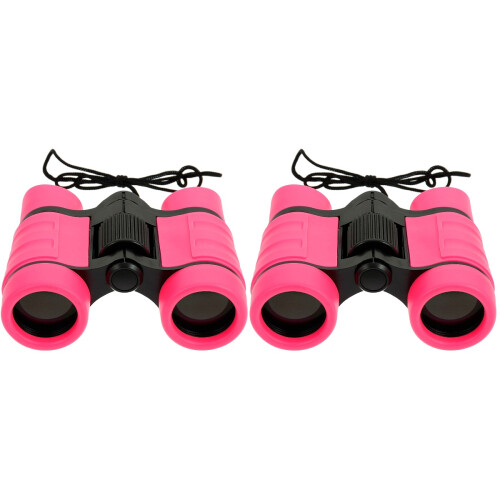 2Pièces Jumelles 4x30 Rose Pour Observation Choc Étanches