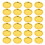 60Pièces Assiettes Jetables Dorées Usage Multiple Pour Dessert 9