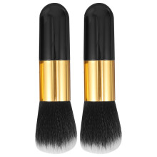Set Of 3 Makeup Brush Foundation Face Brushes Cream Blush For Cheeks