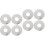 8Stk Wasserventil Abdeckplatten Selbstklebend 3