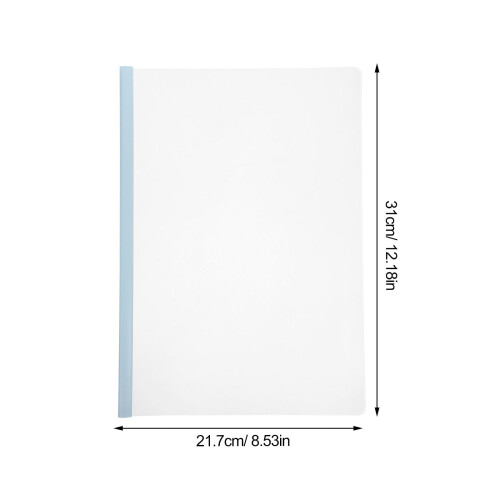 Reusable Slide Binders with Clips for Binding Documents in Assorted Colors Plastic Material 1