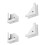 Adjustable Tablet Phone Wall Dock Secure Grip with Optional Screw Installation for Tablets and EReaders 5