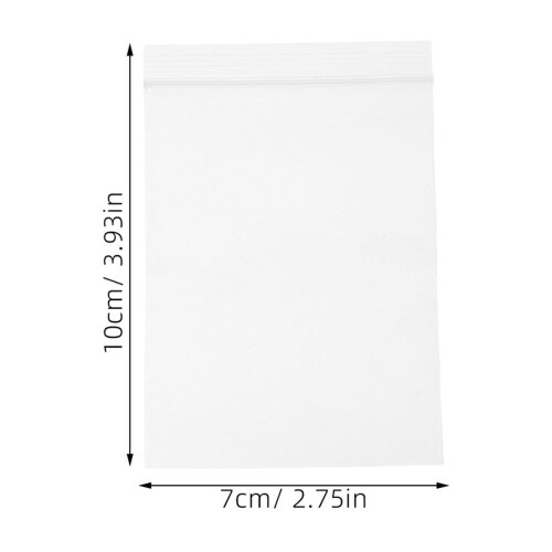 Mini Plastic Bags Resealable Plastic Bag Clear Pe 200Pcs 1