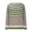 Γυναικείο πλεκτό Fair Isle print ρετρό πουλόβερ με στρογγυλή λαιμόκοψη και μακριά 3