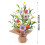 Ostereierbaum, 42 cm hoch, mit bunten Eiern und Karotten 4