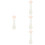 4Pcs White Silicone Pet Tableware Spoon with Lever Handle for Cat Food 6