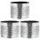 3Pièces Tuyau D'évacuation Aluminium Flexible Pour De Cuisine 2