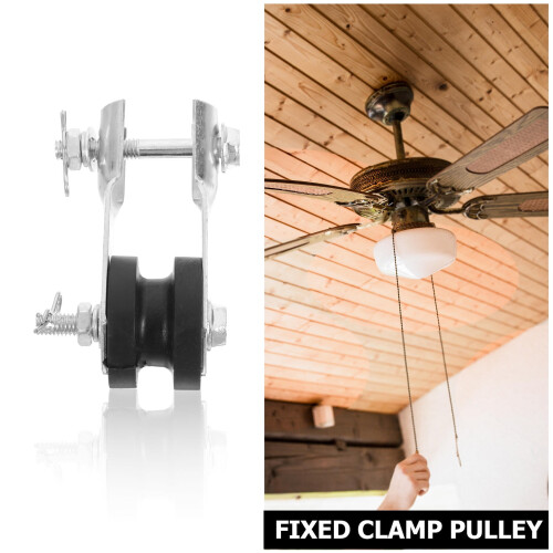 Ceiling Fan Mounting Bracket Kit with Pipe Clamp Replacement Parts for Easy Installation 2