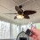 Ceiling Fan Mounting Bracket Kit with Pipe Clamp Replacement Parts for Easy Installation 6