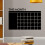 4Pièces Tableau Noir Effaçable Pratique Pour Organisation 6