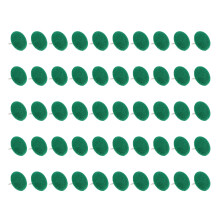 100Pcs Green DIY Rivets Two-Legged Nails Craft Studs for Paper Crafts