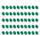 100Pcs Green DIY Rivets Two-Legged Nails Craft Studs for Paper Crafts 1