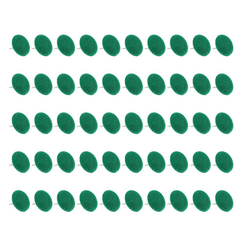100Pcs Green DIY Rivets Two-Legged Nails Craft Studs for Paper Crafts
