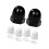 Toilet Bolt Covers Easy Installation Decorative Practical Elegant Decoration Set Black White Set 4