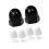 Toilet Bolt Covers Easy Installation Decorative Practical Elegant Decoration Set Black White Set 5