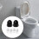 Toilet Bolt Covers Easy Installation Decorative Practical Elegant Decoration Set Black White Set 7