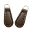 2 Pieces Zipper Pulls Pullers Zip Pulls Zipper Heads for Bag Boot Purses Luggage Coffee Amber Hoop 5