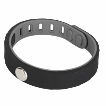 Bracelet antistatique en silicone réglable étanche, léger, noir 15x247mm
