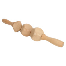 Roller per Massaggianti per Cellulite in Legno di Faggio, 40,5 cm, Strumento per Rilascio della Fascia