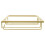 2Pcs Creative Golden Wine Glass Storage Rack for Kitchen Space 7