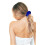 Στικς μαλλιών Royal Blue, μαλακά στικ μαλλιών, μονόχρωμα χοντρά λάστιχα, αξεσουάρ 5