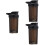 3Pièces Flacons À Pour Fitness Portable 6