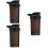 3Pièces Flacons À Pour Fitness Portable 7