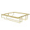 2Pcs Creative Golden Wine Glass Storage Rack for Kitchen Space 9