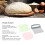 3 piece Dough Scraper Set, Multi-Size Baking Scrapers for Dough, Cake and Bread 3