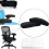 Thick Memory Foam Office Chair Armrest Covers – Compatible with Most Chairs 7