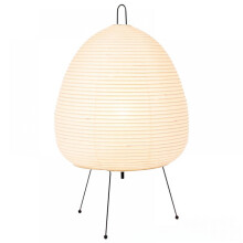 Lampe de style Noguchi à économie d'énergie, lanterne japonaise artisanale minimaliste en papier de riz à lumière douce et chaleureuse, idéale