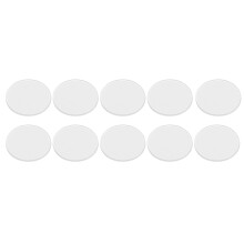 Lente óptica transparente con diseño de doble convexidad, lente para la enseñanza de la física con bordes pulidos ópticamente, juego de lupas de