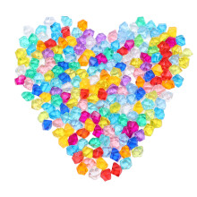 Home Decoration, Table Scatter Decorative Acrylic Gems Fake Crystals Plastic Ice Cubes for Wedding Decoration Arts & Crafts, Shiny Irregular Vase