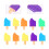 20Pcs Lightweight Assorted Color Popsicle Highlighters for Office Use 8