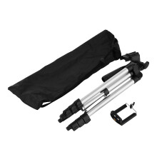360 Rotation Tripod for Camera, Lightweight Portable Tripod with Bubble Level Indicator and Adjustable Height, Compact Design Tripod Stand for DSLR
