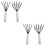 4Pièces Râteau Main 5 Pour Jardinage Durable 6
