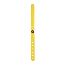 Bracelet de sport en silicone à ions négatifs, jaune, 250 mm, élimination de la statique