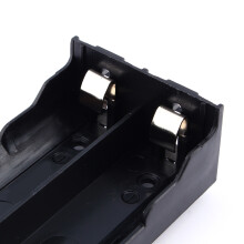 Battery Storage Case for18650Power Cells, DIY Battery Holder Box with ON/Off Switch and Wire Preinstalled, Easy to Install with Stainless Steel