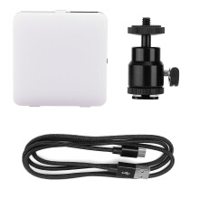 High Color Quality LED Panel Light Compact RGB Video Light With High Color Rendering Dimmable Brightness20Kinds Of Light Effects Magnetic Mount