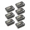 7Pcs Compact Black Tinplate Storage Case for and Playing Cards 1