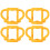2 Count Silicone Handle Toddler Universal Handles For Baby Bottles 2
