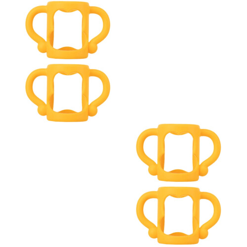 2 Count Silicone Handle Toddler Universal Handles For Baby Bottles 2