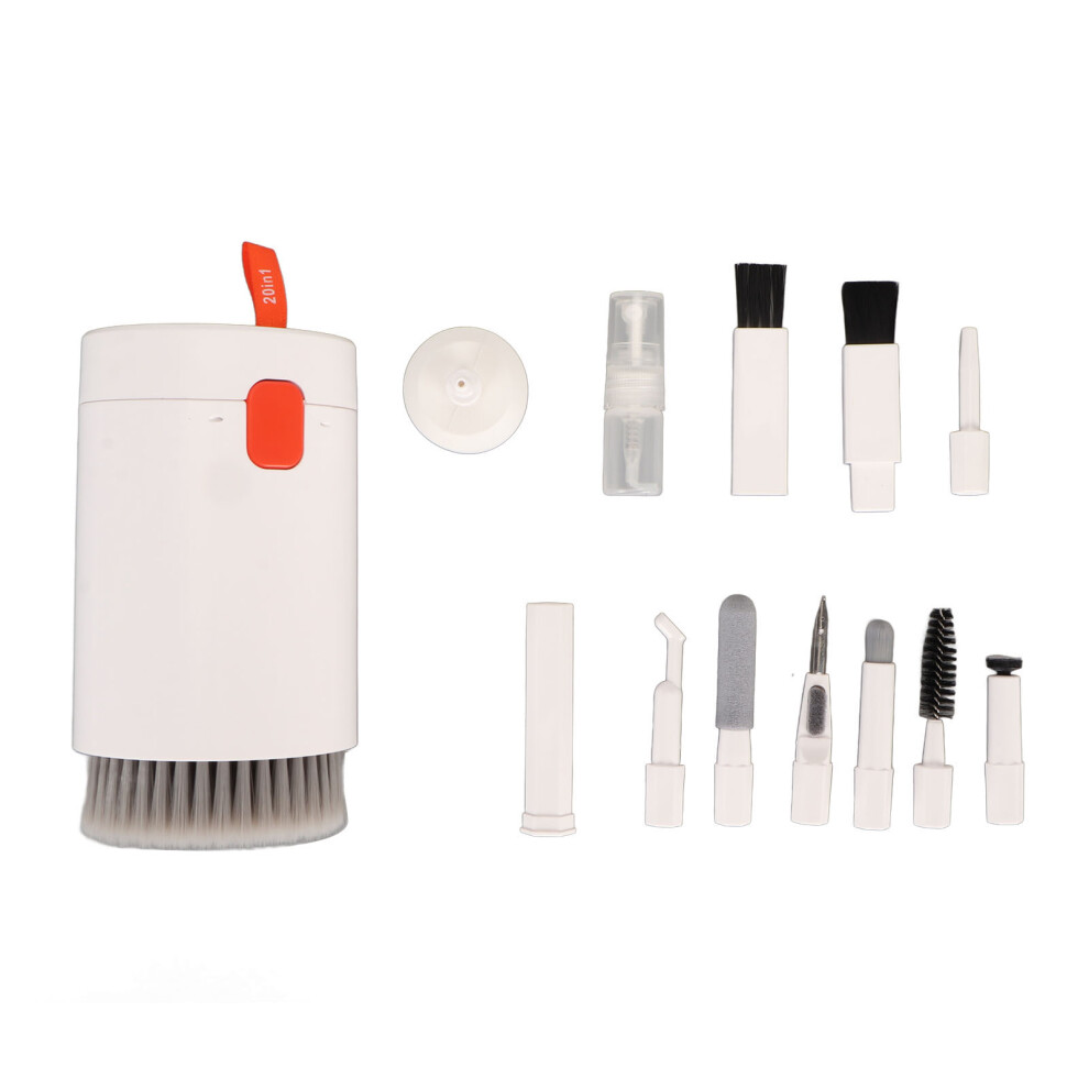 Microfiber Cleaning Cloth For Laptop And Keyboard, Keycap Puller Earphone Cleaning Pen With Extendable Rods And Dual-Headed Brush, Camera Lens 9083649805855