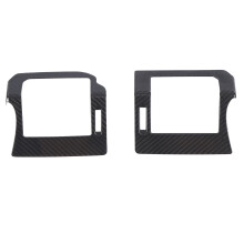 Ornamente pentru gura de ventilație din fibră de carbon ABS pentru Land Rover Defender L663 2020-2023, accesorii interioare auto cu design elegant